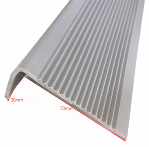 Di gomma per Scale anti <span class=keywords><strong>skid</strong></span> pavimento scale pedate antiscivolo in vinile pvc a forma di L <span class=keywords><strong>Stair</strong></span> passo bordo trim - Product Image 2