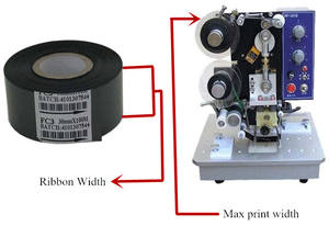 30Mm * 100M Hitam Fc3 Tipe Cetak Kemasan <span class=keywords><strong>Coder</strong></span> Tanggal Cetak <span class=keywords><strong>Hot</strong></span> <span class=keywords><strong>Foil</strong></span> Stamping Pita - Product Image 4