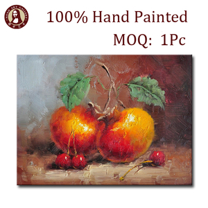 Trang Trí Nhà Bếp Hiện Đại Nhà Hàng Tĩnh Vật Handmade <span class=keywords><strong>Canvas</strong></span> Nghệ Thuật Tranh Sơn Dầu Trái Cây - Product Image 5