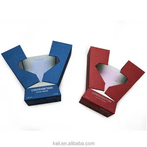 Double side Opening packaging display box for perfume bottles custom incense perfume storage box