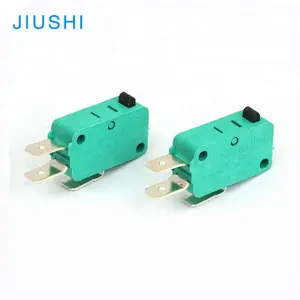 Kelly KW3-OZ 3 Pins Push Button Type Micro Switch 5A/10A 250VAC T85 Limit Switch Green KW7