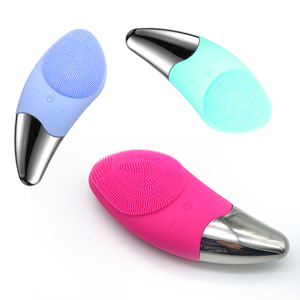 Cepillo de limpieza Facial de dermoabrasión Hydra, masaje Facial eléctrico de silicona, <span class=keywords><strong>limpiador</strong></span> de vibración profunda de poros para uso doméstico, nariz dirigida - Product Image 4
