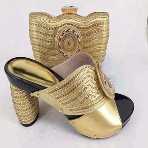 KB7699 scarpe Italiane e borse per abbinare tacco alto pietre scarpe e borse - Product Image 3