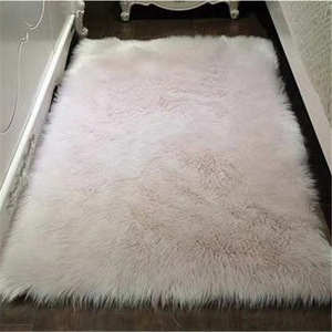 Tapis Double imitation peau de mouton en tissu à poils longs pour enfants - Product Image 5