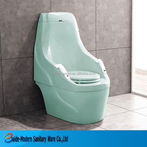 Turco Cacciata Disabili Cinese Wc Colorata Wc Un Pezzo Wc Foshan Sanitario Modulare - Product Image 1