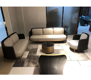 Meubles de maison, tapisserie en cuir, fauteuil de salon, nouveau, design - Product Image 3