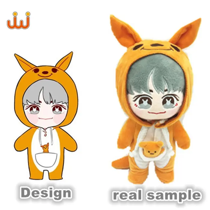 Китайский производитель JUNWO, мягкая кукла на заказ, игрушки-животные, брелок 20 см, 15 см, 10 см, плюшевые милые куклы kpop idol oem ty