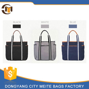 Bolsa de pañales <span class=keywords><strong>para</strong></span> cambiar pañales de momia de tela de nailon multifuncional con estilo - Product Image 4