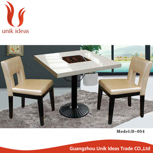 Nhà Hàng Thương Mại Marble Top Tables Với Bếp Cảm Ứng Trong Nhà Hàng Cao Cấp - Product Image 6