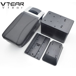 Vtear Pour <span class=keywords><strong>Seat</strong></span> <span class=keywords><strong>Leon</strong></span> accoudoir central de contenu de Magasin De Stockage boîte produits intérieur accoudoir de voiture-accessoires de coiffure 16-18 - Product Image 5