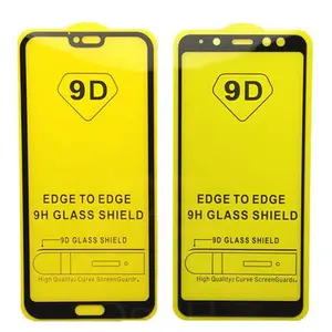 Penutup Penuh 9D Melengkung Tempered Glass untuk Xiaomi Redmi Note 7 6A Y1 Y2 S2 4X Pelindung Layar