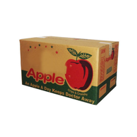 Boîte en carton pour fruits frais spécialisée Pommes / Boîte en carton pour fruits et légumes