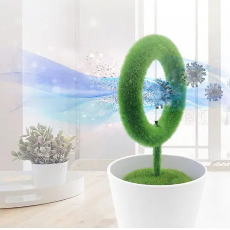 Ionkini Neuer Top Amazon Seller Desktop Home Luft reiniger für künstliche Pflanzen