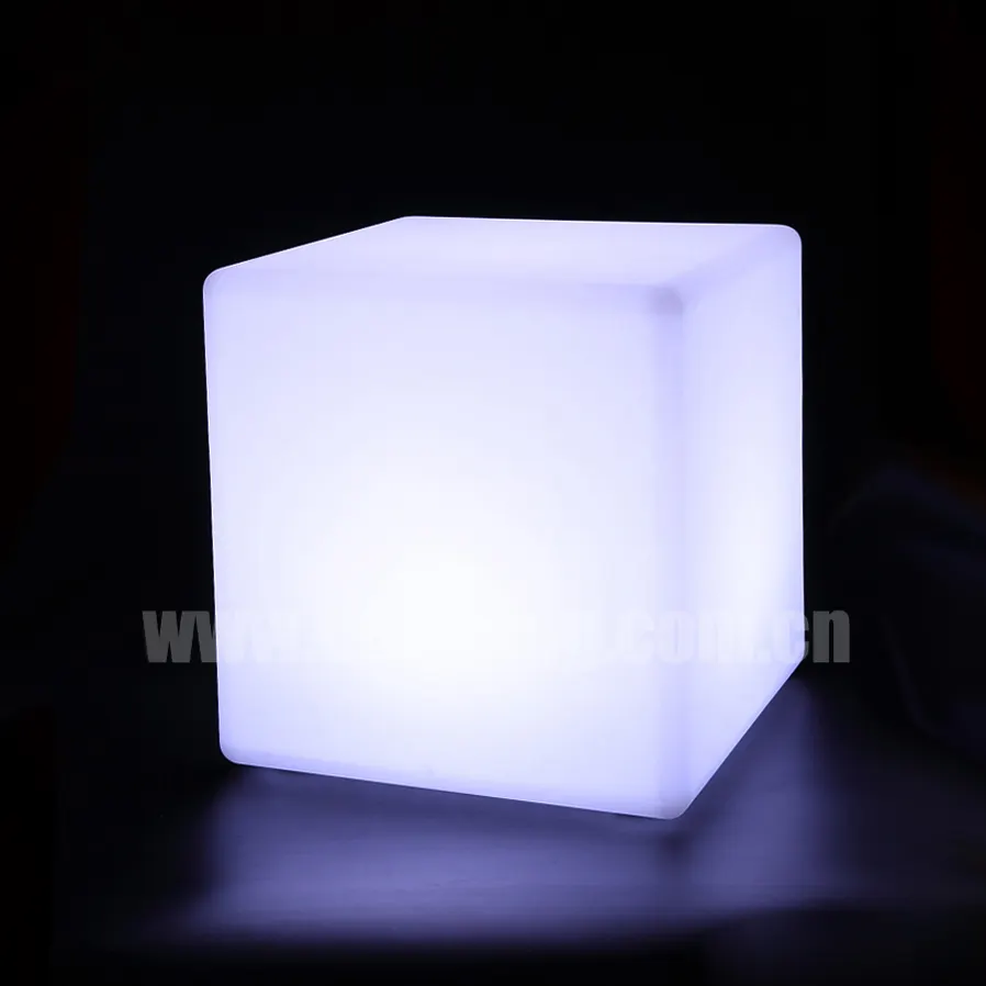 Silla de bar LED, 16 colores, impermeable, recargable, Cubo de luz LED