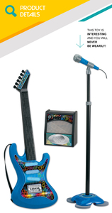 Guitare électrique pour enfants, jouets d'instruments de <span class=keywords><strong>musique</strong></span> éducatifs, vente chaude - Product Image 2