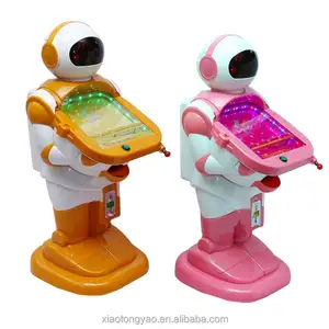 ที่น่าสนใจน่ารัก Mini Pinball เกมหุ่นยนต์เด็กอาเขตอินเดียเหรียญดำเนินการเกม Pinball