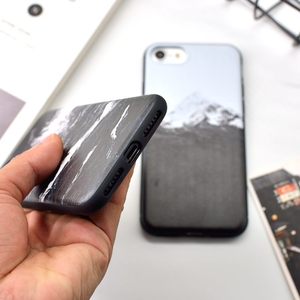 2018 Nouvelle encre peinture montagne doux silicone cas de téléphone pour iPhone - Product Image 5