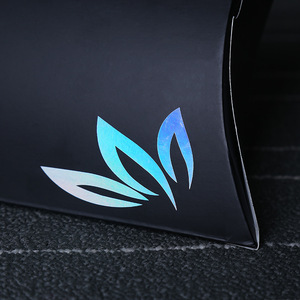 Cajas de embalaje de papel plegables de lujo para pañuelo de bufanda, <span class=keywords><strong>caja</strong></span> de embalaje de almohada con forma personalizada, venta al por mayor - Product Image 3