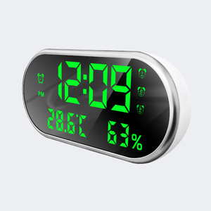 Reloj de pared digital LED de fábrica al por mayor con pilas, reloj despertador digital para decoración del hogar - Product Image 4
