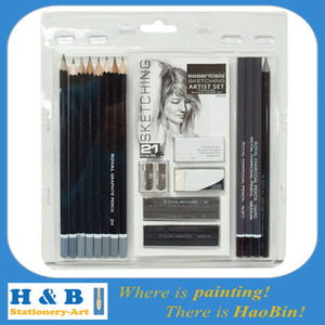 21 pcs crayons graphite fusains woodless fusain royal croquis. crayon gomme croquis. artiste ensemble - Product Image 1