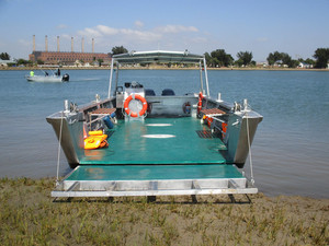10m di alluminio cargo landing craft chiatta per la vendita - Product Image 4