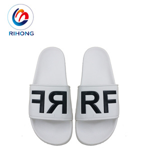 <span class=keywords><strong>Guangzhou</strong></span> Factory Eco Anti Slip Top PU Slider Sandal Personalisasi untuk Sandal Slide Pria Dibuat Sesuai Pesanan