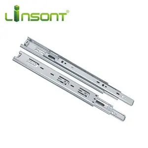 Linsont made in china 38mm 12 inch side mount full extension stainless mepla drawer slide kitchen drawer parts Hot Sale