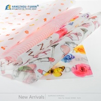 Papier d'emballage personnalisé 17 g/m², papier de soie floral, papier cadeau