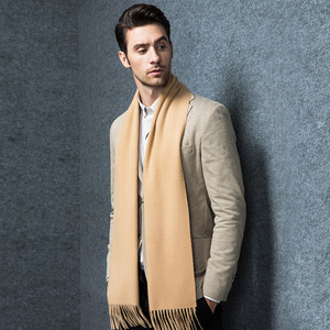 FMI Maschio Nappe Sciarpa Da Uomo Inverno Caldo Cachemire Sciarpe - Product Image 1