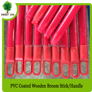 Outdoor pvc coated wooden <strong>brooms</strong> with long <strong>handle</strong> home /garden/hotel/lobby/outdoor/road wooden broom handle wood SWEET <strong>for</strong> <strong>decorated</strong> brooms