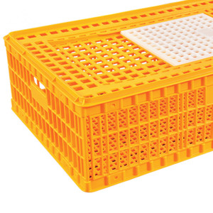 Nueva caja de transporte de aves de corral de plástico vendida en fábrica para <span class=keywords><strong>pollo</strong></span>, avestruz, pato, ganso, transporte de pavo - Product Image 4