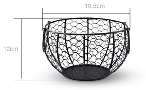 3-Pack Metal Craft Wire Mesh Fruit Bread <strong>Eggs</strong> Holder Storage Container <strong>Basket</strong> - Product Image 3