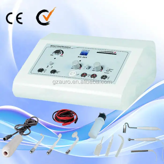 Galvanic high frequency vacuum & spray facial spa hime use beauty machine au-303a