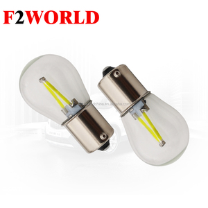 F2world 1156 BA15S bau15s PY21W COB S25 P21W tự động xe ánh sáng bóng đèn 6500K lần lượt tín hiệu đuôi đèn kính Bìa 12V DC mới - Product Image 2