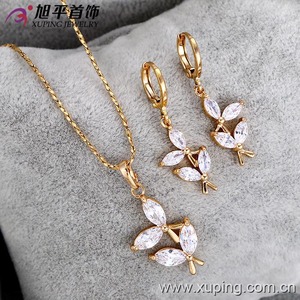 62510-Xuping <strong>Costume</strong> Jewelry Hot Item Promotion Gold Jewelry Set - Product Image 3