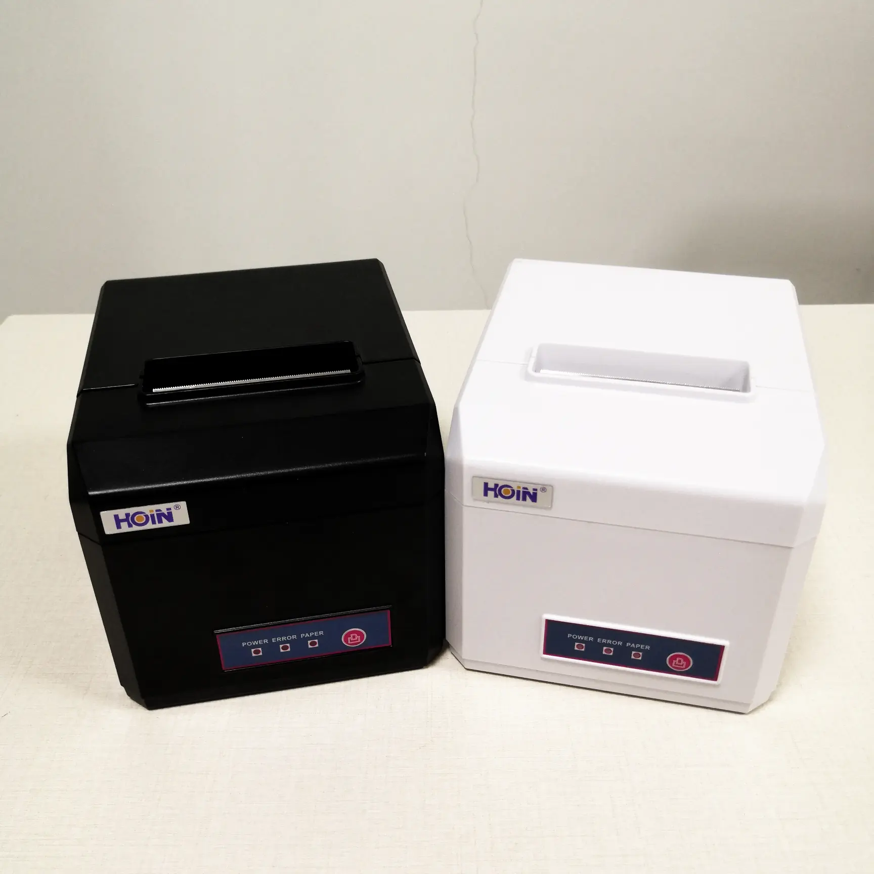 80mm קופה קבלת מדפסת עם חותך אוטומטי עבור הקמעונאי עסקי תרמית מדפסת קופה מערכת HOIN שחור ולבן 79.5 ± 0.5mm ESC/קופה