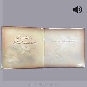 Carta di carta musicale A5 celebrazione all'ingrosso della fabbrica, cartoline <span class=keywords><strong>regalo</strong></span> di auguri - Product Image 2