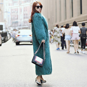 <span class=keywords><strong>Cappotto</strong></span> Corto Personalizzato all'Ingrosso in Vera <span class=keywords><strong>Pelliccia</strong></span> di Agnello Mongolo <span class=keywords><strong>Verde</strong></span>, Giacca Invernale di Nuovo Design alla Moda da Donna - Product Image 2