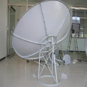 De alta calidad de acero sólido de banda C 180cm/1,8 m/6 ft vía satélite plato de la antena de TV