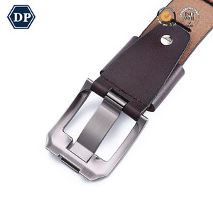DP020-2 Gros personnalisé pleine fleur en cuir de vachette véritable homme ceinture - Product Image 6