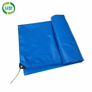 Custom Waterproof Pvc Tarps Blue Pvc Tarpaulin Cover