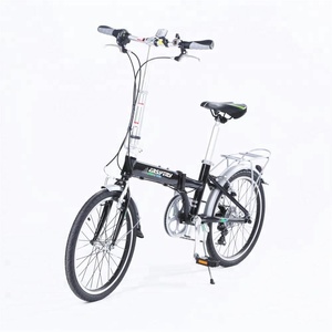 Bicicletta Pieghevole da Città in Alluminio da 20 Pollici <span class=keywords><strong>con</strong></span> Forcella in Acciaio, 7 Velocità, Sistema di Freni a V a Singola Marcia - Product Image 2