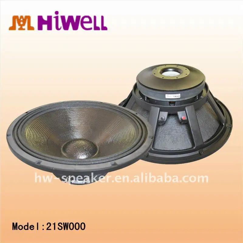 21 inch big power subwoofer motors speaker with best control