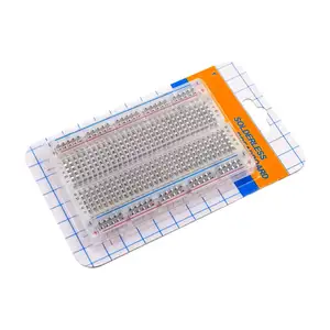 Mini Solderless Breadboard Transparent Material 400 Contacts Tie-points Available