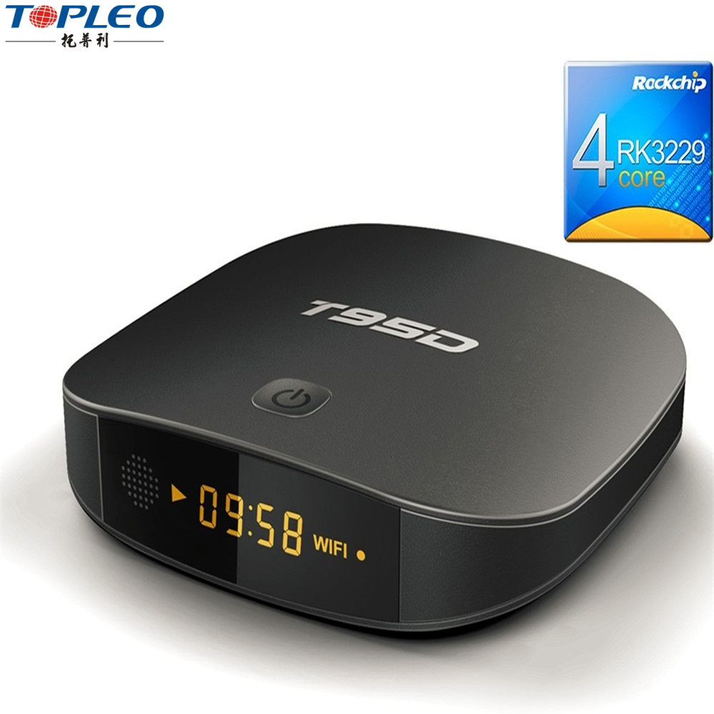 2017 Professionnel mise à jour du firmware RK3229 T95D android tv box avec 2 Haute vitesse USB 2.0, soutien U DISQUE et USB HDD