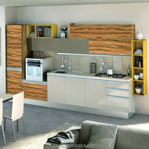 Fiji phong cách hiện đại khách sạn nội thất nhà bếp bóng cao bằng gỗ laminate tủ bếp - Product Image 4