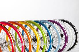 700c mujercita azul marco de taiwán hecho de piezas de la bicicleta bicicleta de artes fijos - Product Image 4