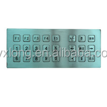 Ningbo fabrication 24 touches de fonction métal clavier pour billet de paiement de distributeur automatique B38 - Product Image 1