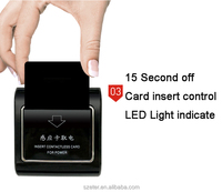 Interruptor de Energía Inteligente con Tarjeta RFID de Diseño Moderno para Ahorro de Energía en Apartamentos y Hoteles