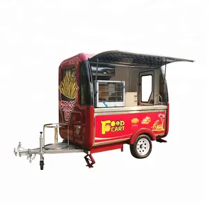 स्ट्रीट आइस क्रीम churros बिजली मोबाइल खाद्य वेंडिंग गाड़ियां ट्रेलर